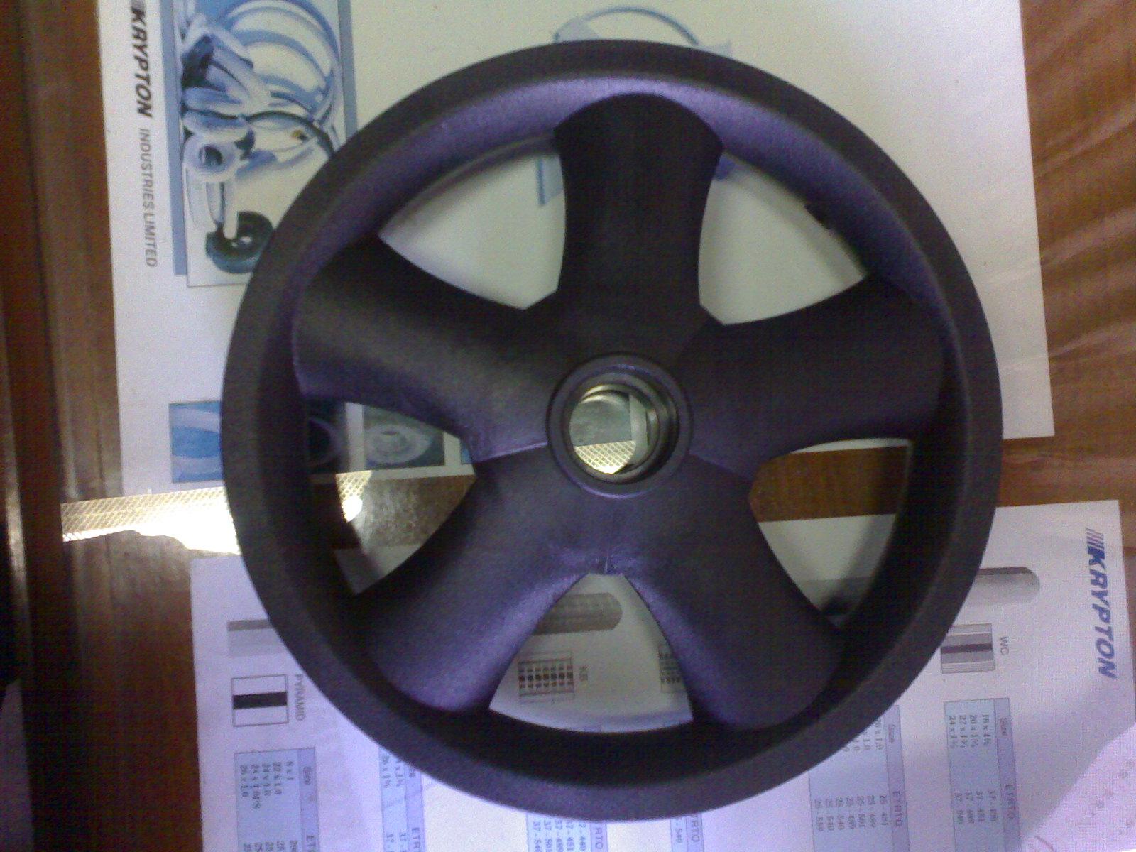 Velg 12" holle spaak met remnaaf nl: 38mm - Afbeelding 3